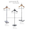 Stand de vêtement de vêtement pour homme Garment Stand Valet Stand